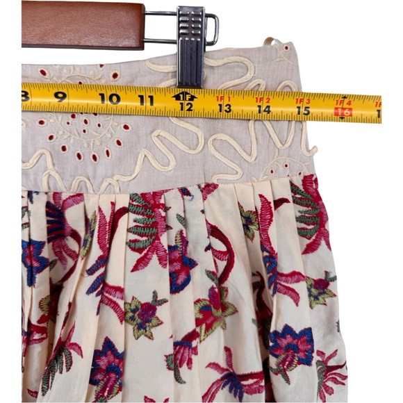 Anthropologie Viola Embroidered Midi Skirt - Picture 4 of 9